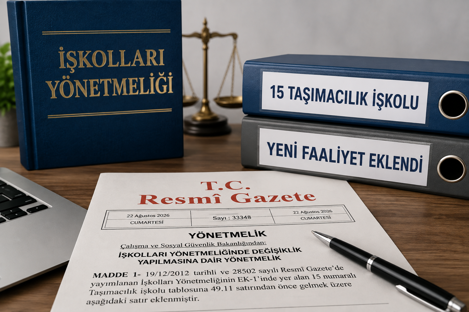 İşkolları Yönetmeliği Değişti: Taşımacılık İşkoluna Yeni Faaliyet Eklendi