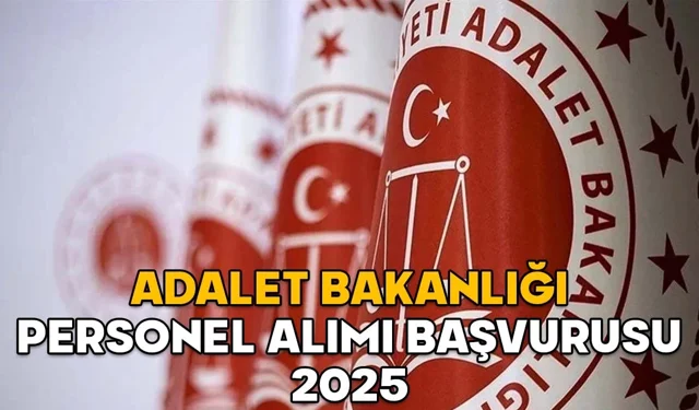 Adalet Bakanlığı 5 Bin Personel Alacak!