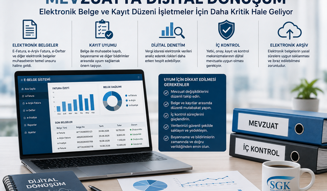 Dijital Muhasebe Mevzuatında Yeni Dönem: İşletmeler İçin Elektronik Kayıt ve Belge Uyumu