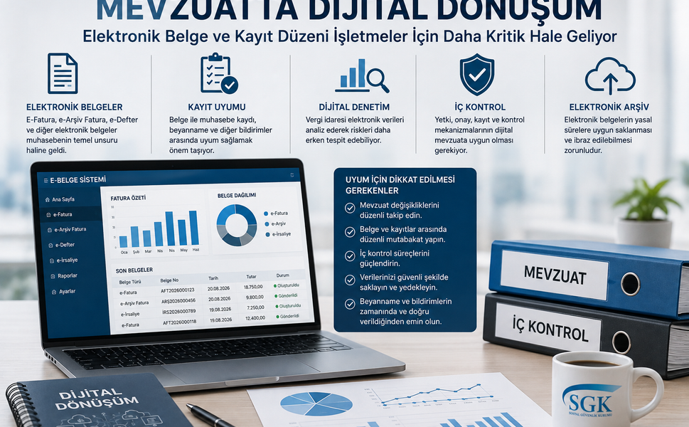 Dijital Muhasebe Mevzuatında Yeni Dönem: İşletmeler İçin Elektronik Kayıt ve Belge Uyumu