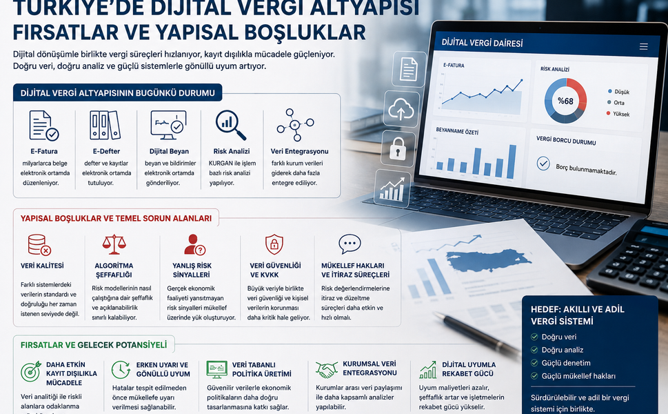 Türkiye’de Dijital Vergi Altyapısı: Yeni Fırsatlar ve Sistemdeki Yapısal Boşluklar